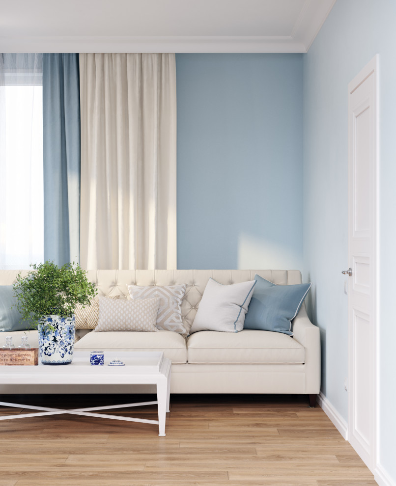 Дизайн интерьера гостиной в квартире в стиле классика