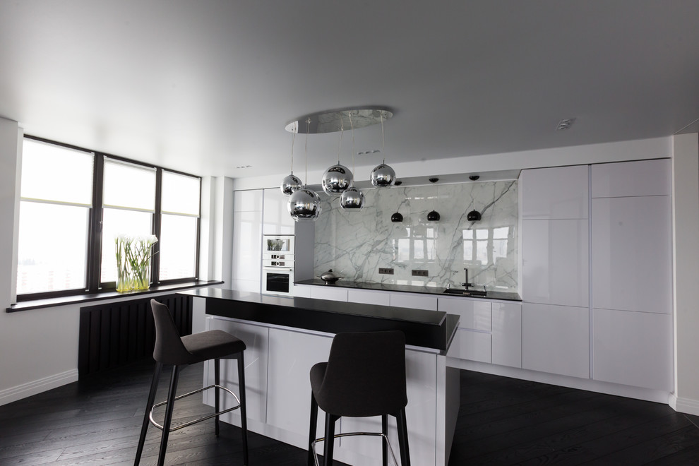 АПАРТАМЕНТЫ В ЧЕРНО-БЕЛЫХ ТОНАХ