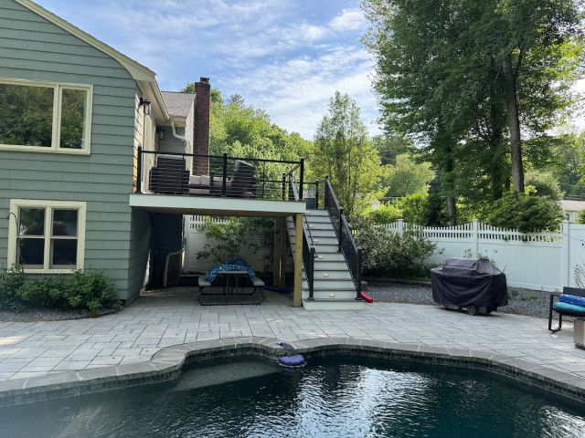 Natick MA Deck contemporary-terrace