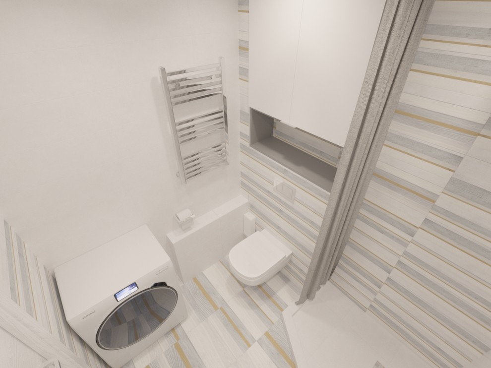 Однокомнатная квартира в желтых тонах