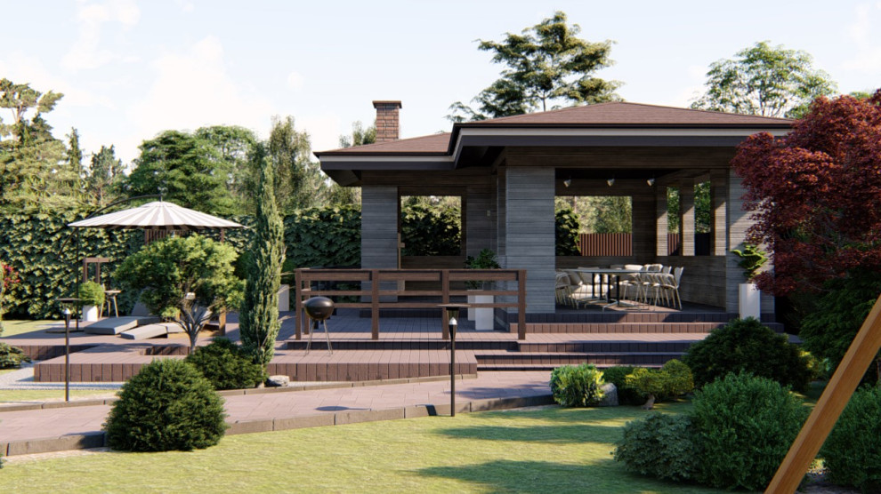 Архитектурные проекты коттеджей, ландшафтный дизайн