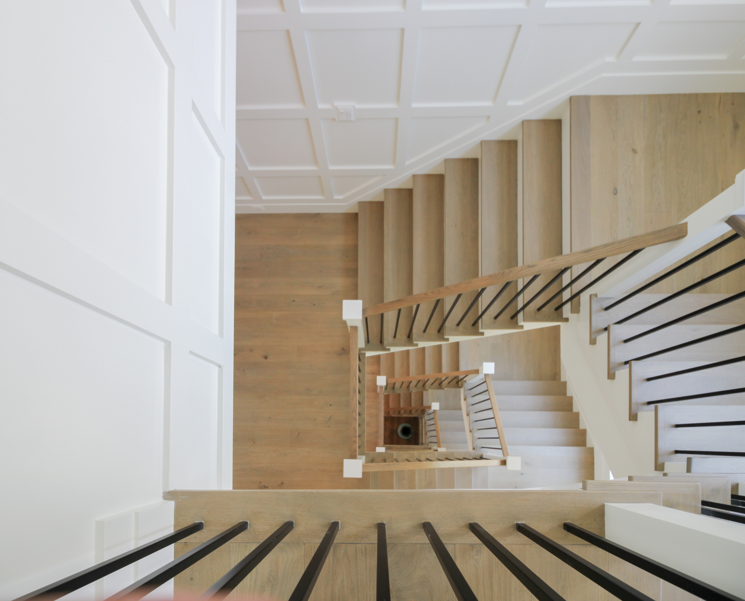 87_Welcoming and Functional Contemporary U-shaped Staircase, Arlington, VA 22207