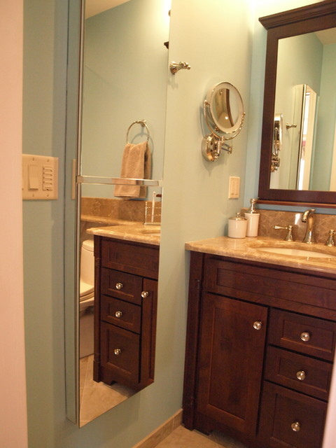 Full Length Medicine Cabinet Mirror Traditional Bathroom