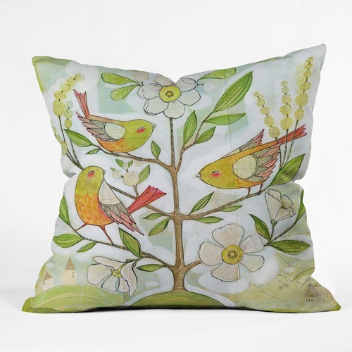 Cori Dantini Polyester Community Tree Indoor/Outdoor Throw Pillow