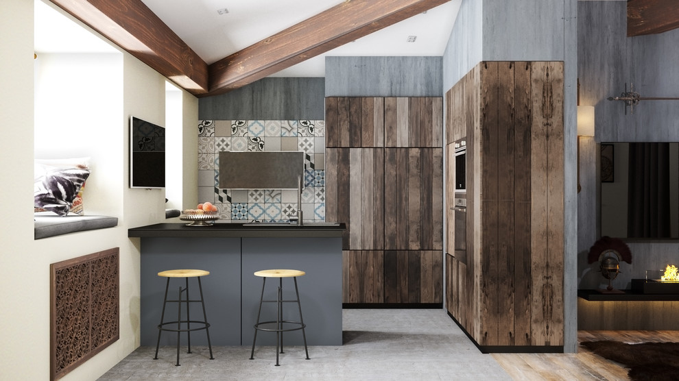 Проект для телеканала НТВ. Кухня-Гостиная