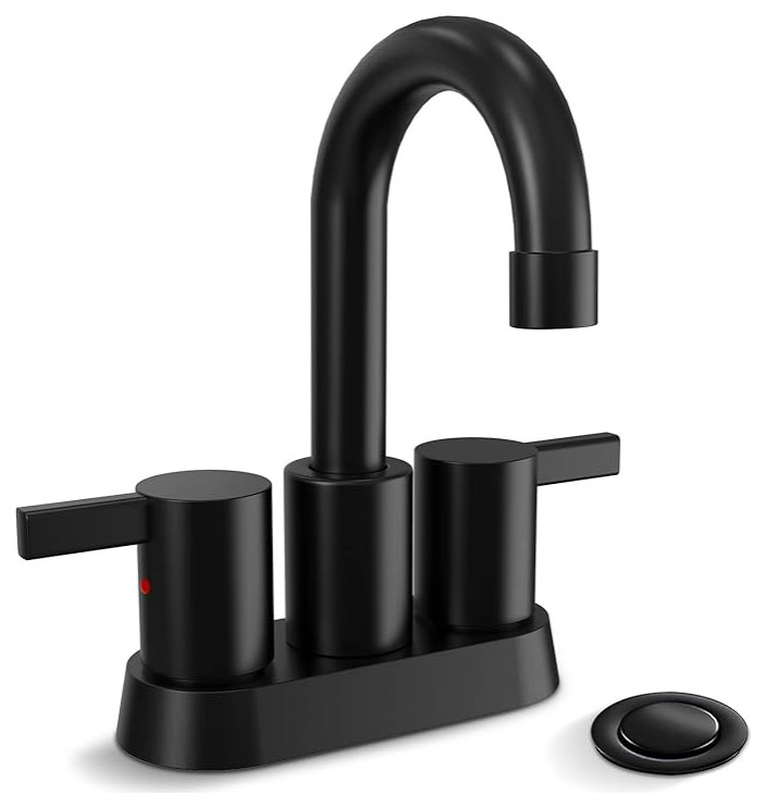 phiestina 4" 2 Handle Centerset LeadFree Bath Sink Faucet