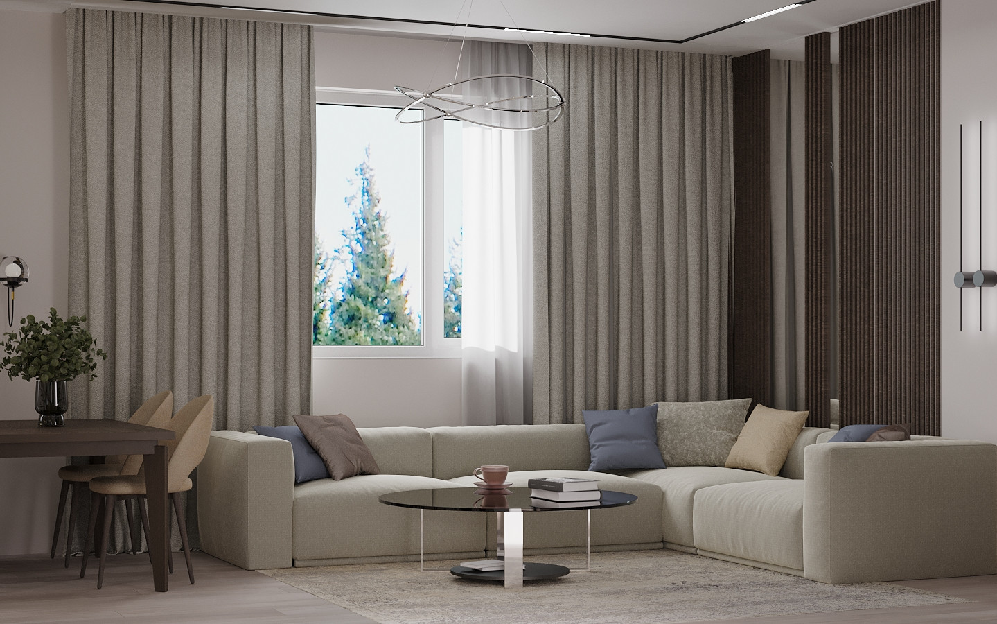 Кухня-гостинная