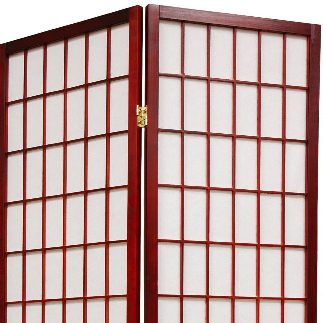 Modern Classic Room Divider, Window Pane Rice Paper Screens - Asian ...