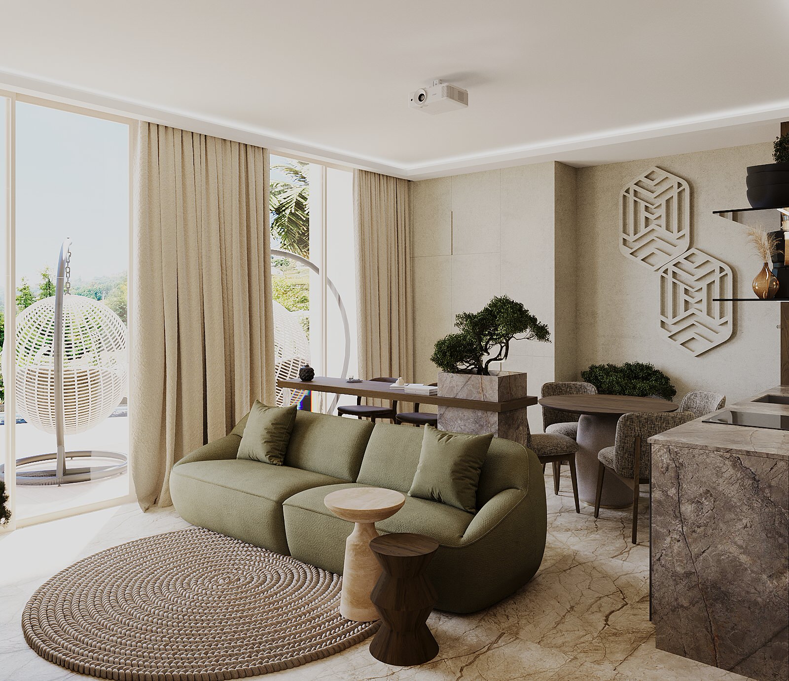 Интерьер 1-но этажной MINIVILLI.terra