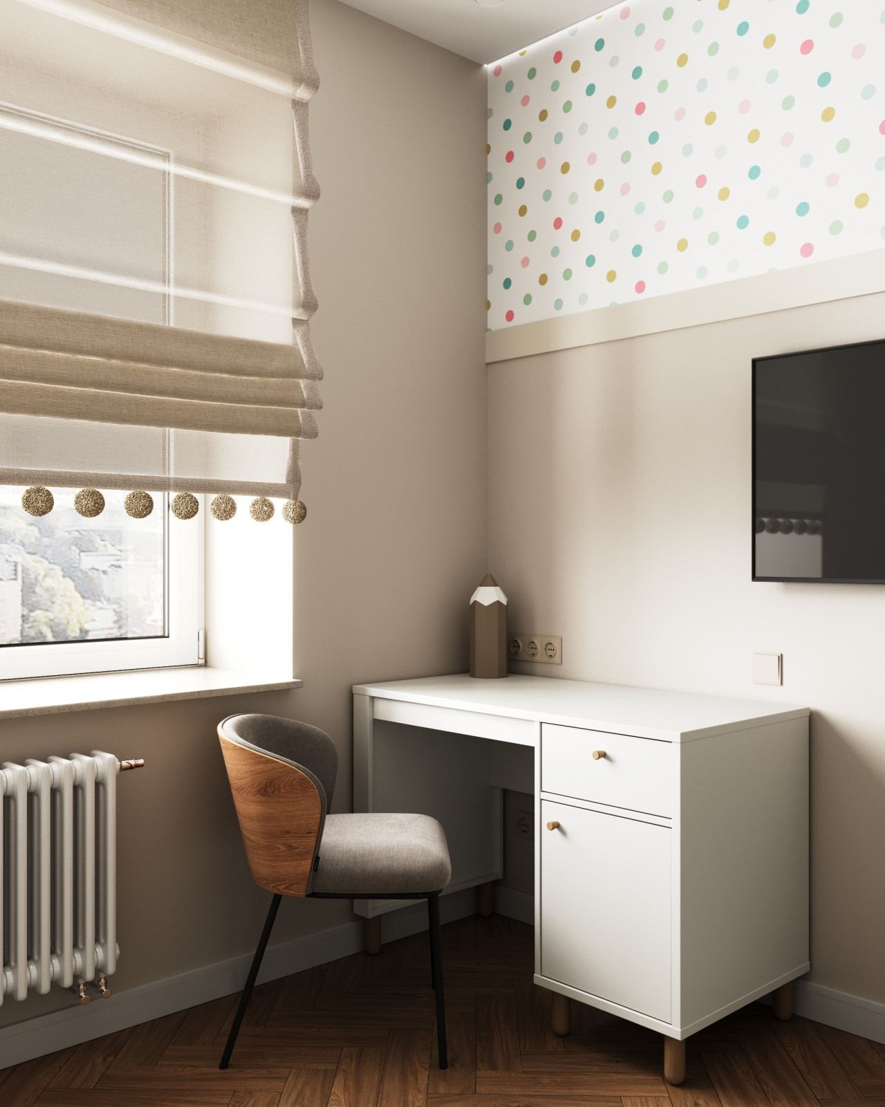 Элегантная квартира с нотками классики