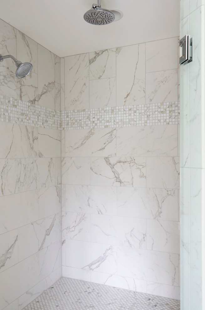Inspiration for a transitional home design remodel in Chicago