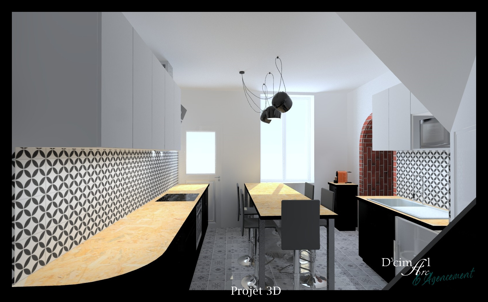 75 Industrial Kitchen with Terra-Cotta Backsplash Ideas You'll Love -  September, 2022 | Houzz