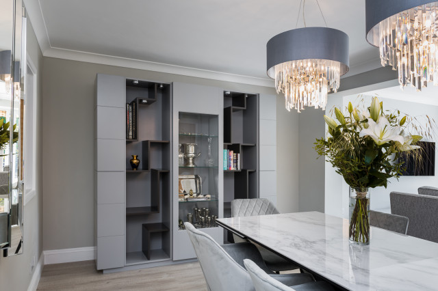Croxley Green- reception/dining modern-dining-room