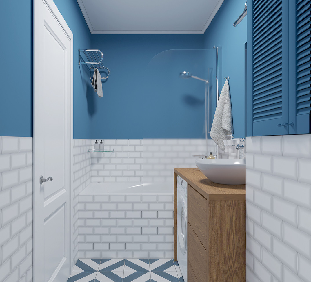 Дизайн санузла с ванной