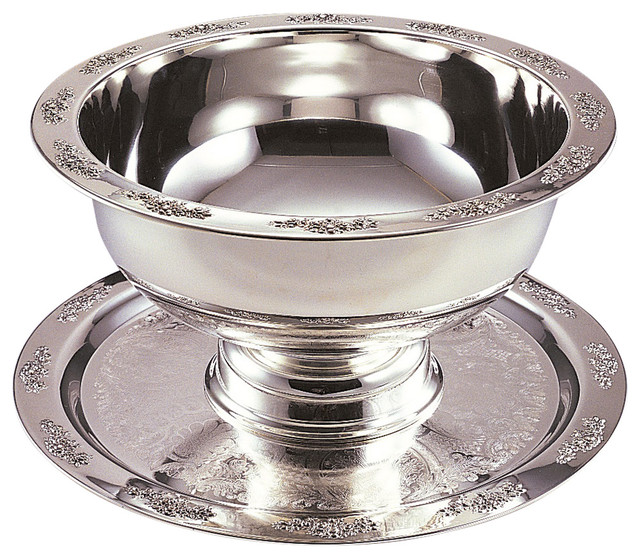 Elegance Large Punch Bowl Traditional Punch Bowls by Elegance