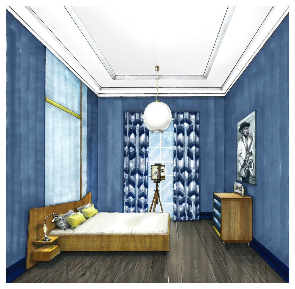 Эскизирование проекта, совместно с Ольгой Каминской