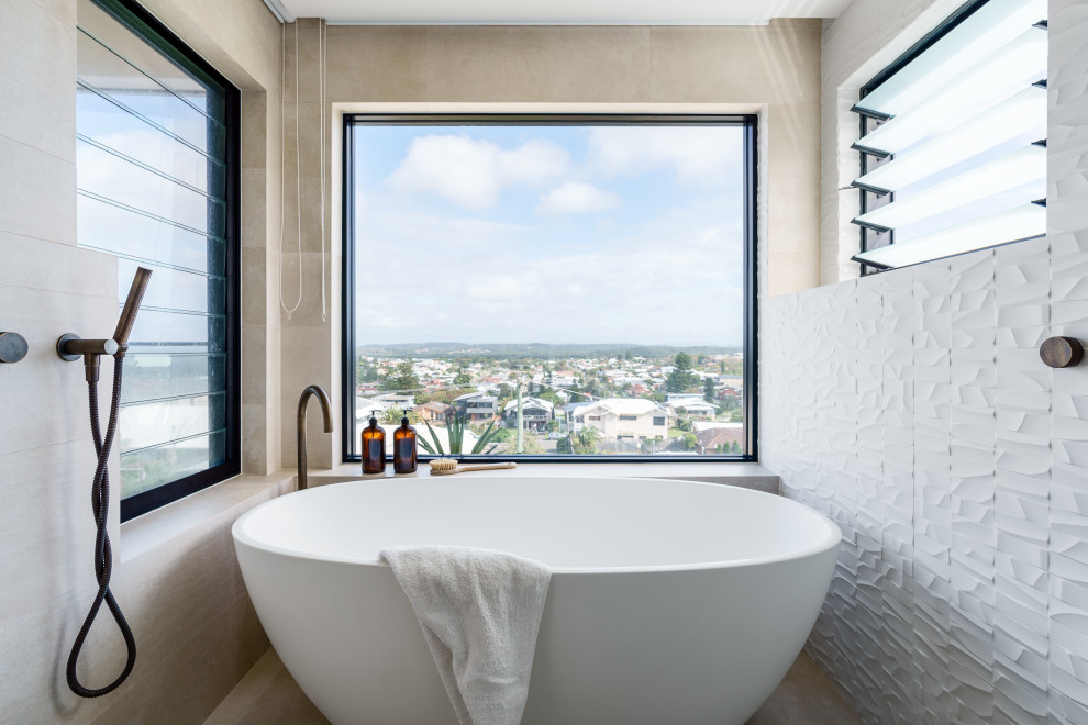 Redhead Custom Home Contemporary Bathroom Newcastle Maitland