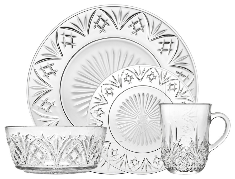 Dublin 16 Piece Dinnerware Set Traditional Dinnerware Sets by
