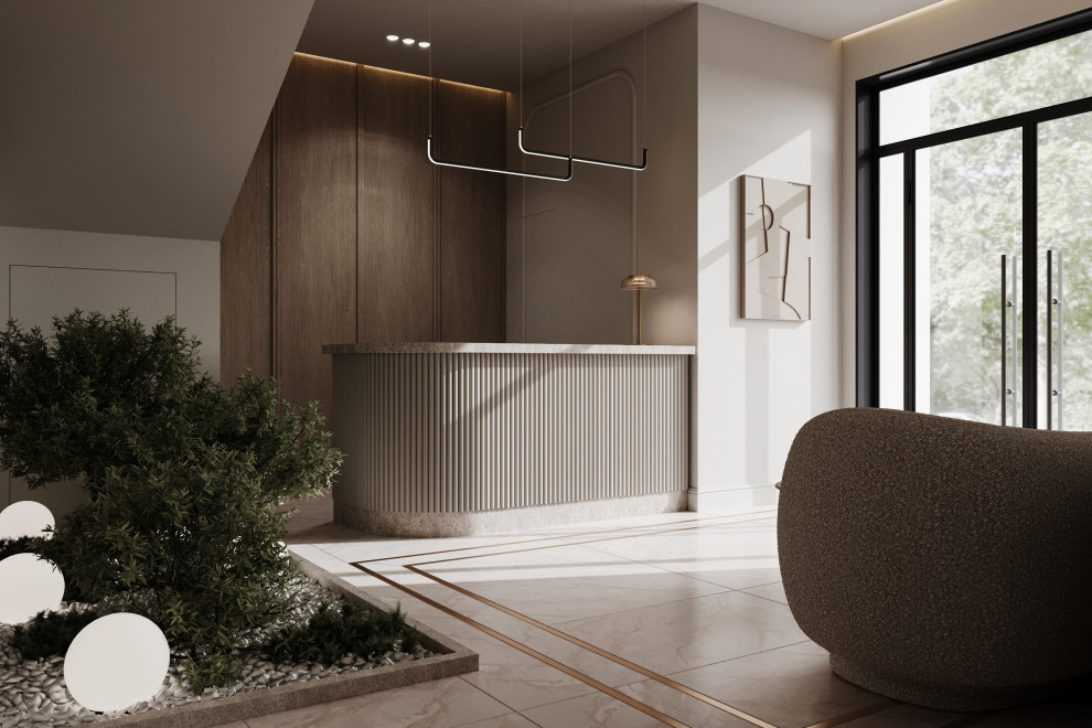 Дизайн лобби отеля в г.Сухум