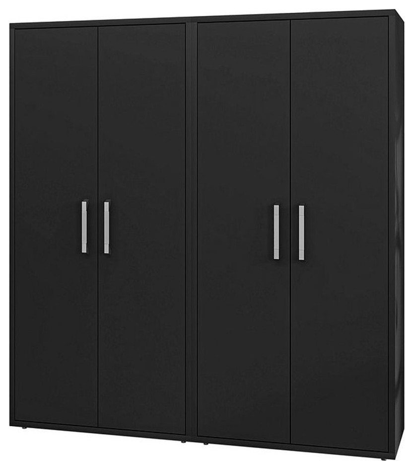 Eiffel Storage in Matte Black (Set of 2) Garage And Tool
