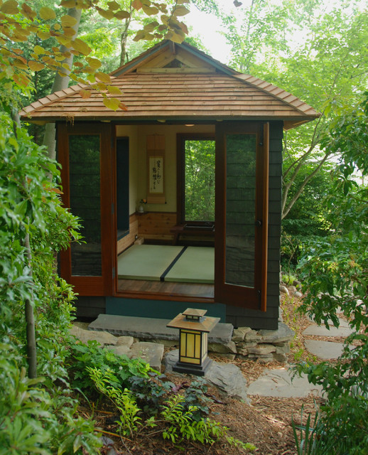Petunia, a Japanese Tea House - Asian - Garden Shed and Building - New ...