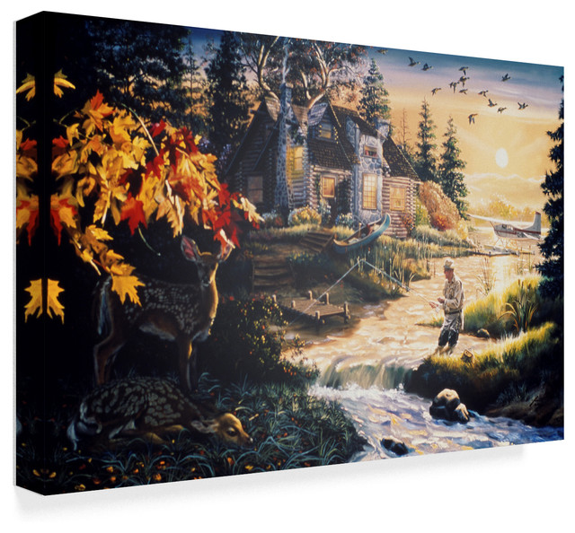 "Wish You Were Here " by D. Rusty Rust, Canvas Art, 30"x47" - Rustic ...