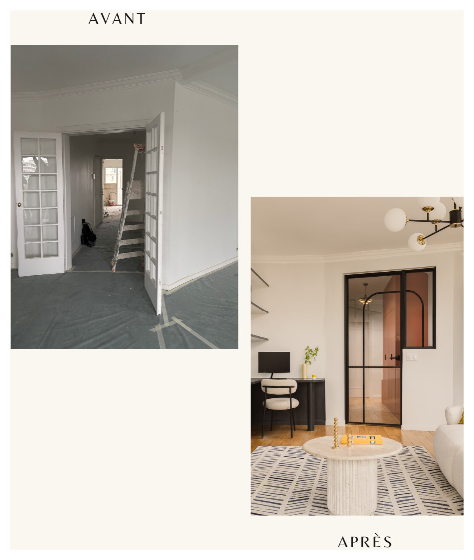 Circulations, courbes et nouvelle respiration pour ce 105m2