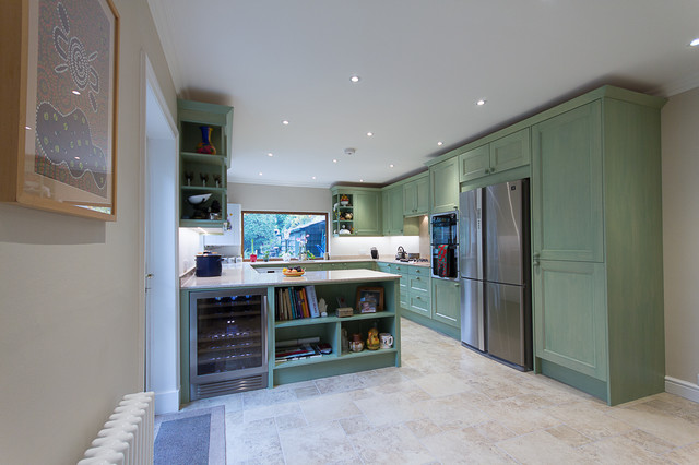 Maple washed kitchen landstil-koekken