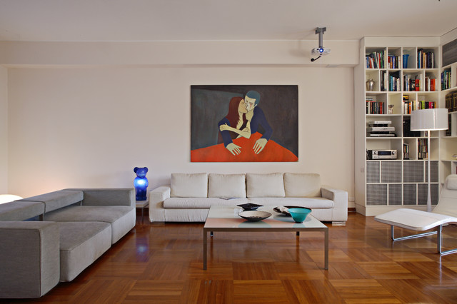 Private Apartment contemporary-vardagsrum