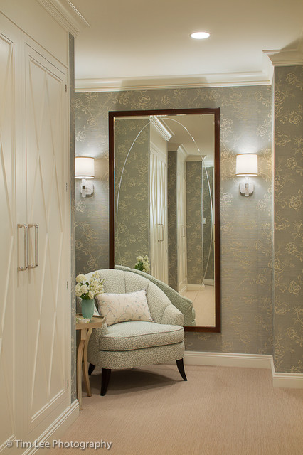 Transitional Interior in Greenwich, CT fusion-bedroom