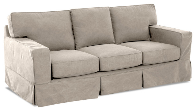Avenue 405 Marilyn Slipcovered Sofa Transitional Sofas By