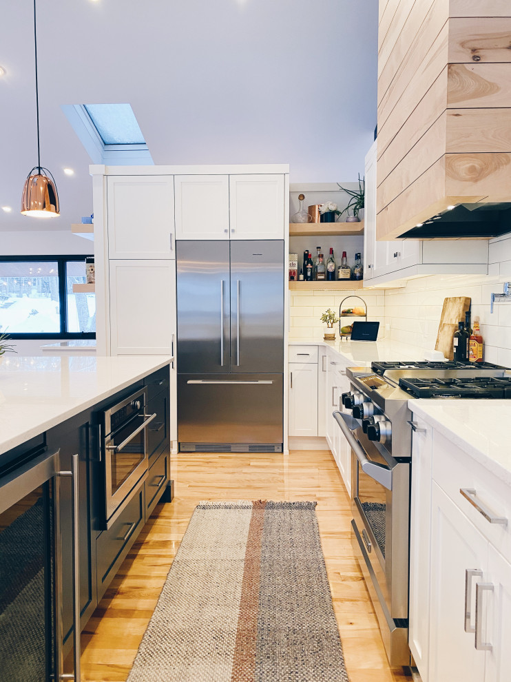 This is an example of a scandi kitchen in Minneapolis.