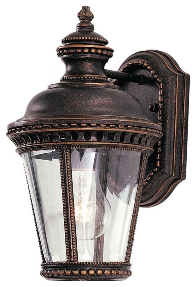 1-Light Wall Lantern, Grecian Bronze