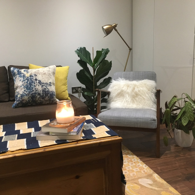 Lounge Simple Styling while renting eklektisk-dagligstue
