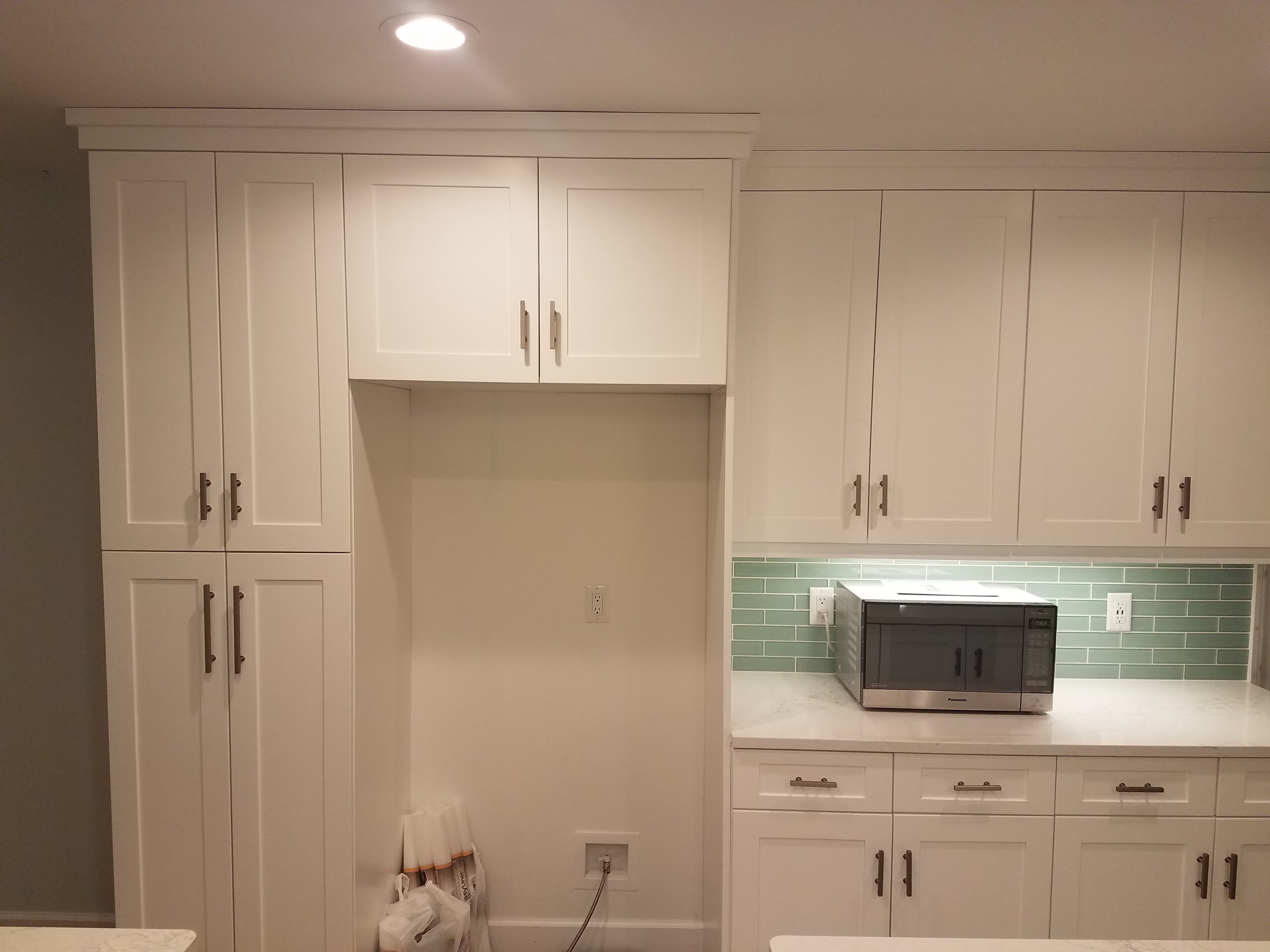Bathroom & Kitchen White Cabinets