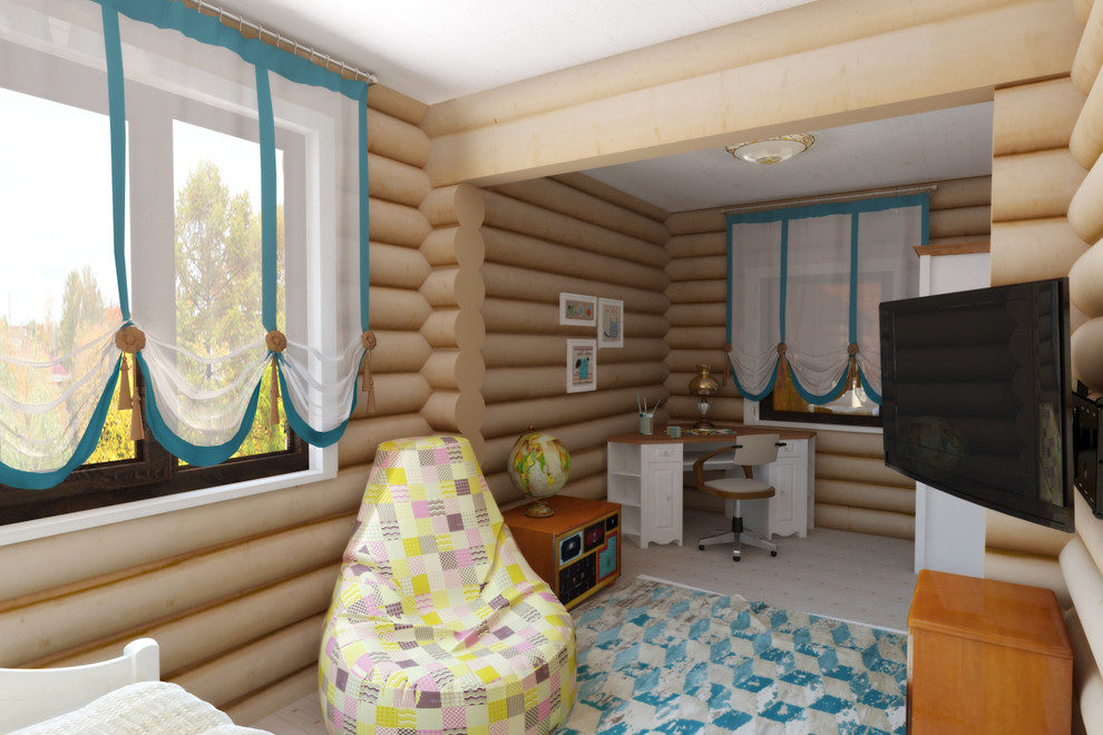 Деревянный дачный дом в "Летних юртах"