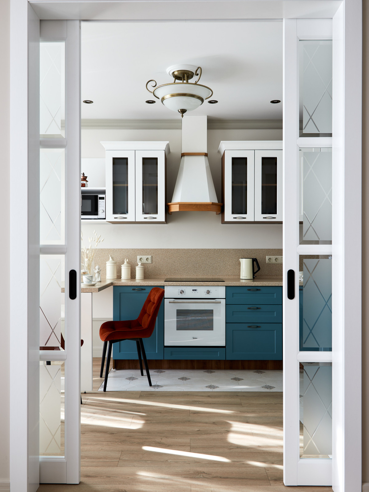 реализованный проект кухни в ЖК 7 Континент