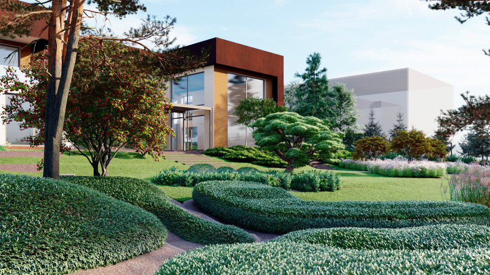 Cад с восточным колоритом. КП Агаларов Эстейт . 2021