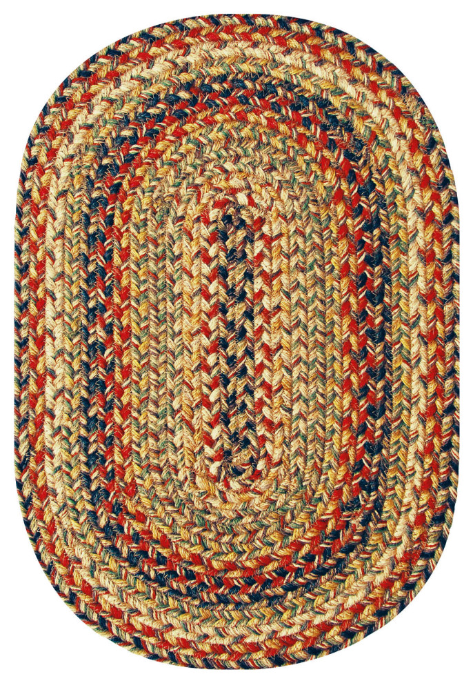 Homespice Decor Kingston Jute Braided Placemat 13"x19" Oval