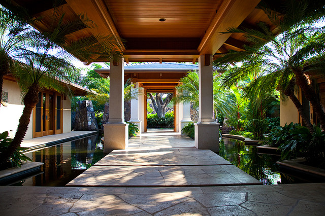 Courtyards - Kolonialstil - Garten - Hawaii - von Loriann Gordon