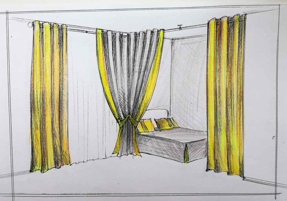 Эскизы штор