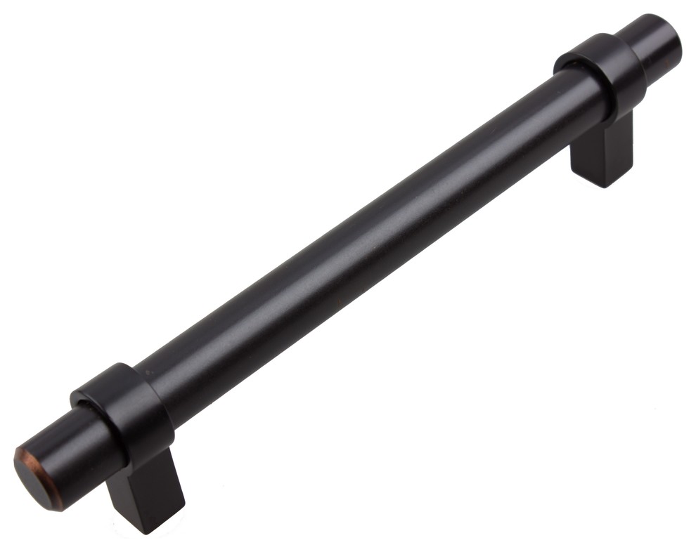 5" Screw Center Euro Solid Steel Bar Pull, Set of 20, Oil Rubbed Bronze