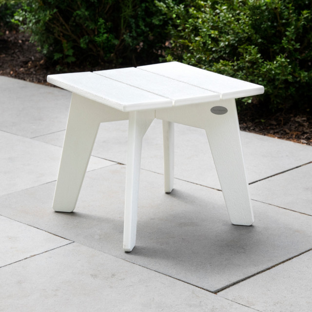 POLYWOOD Riviera Modern Side Table - Beach Style - Outdoor Side Tables - by POLYWOOD | Houzz