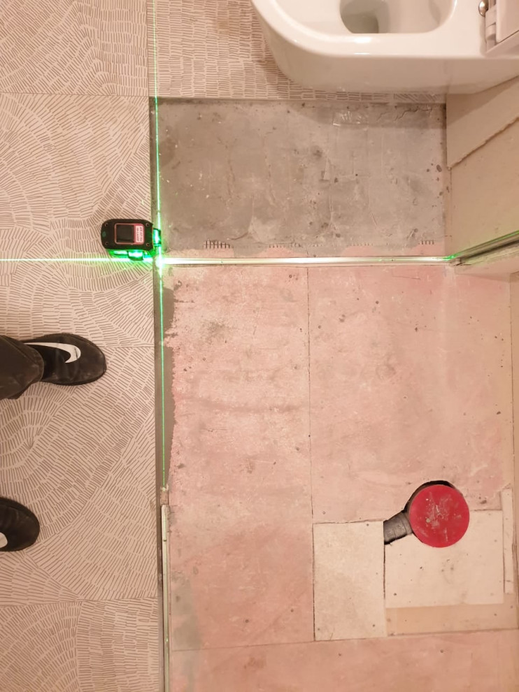 Стеклянная перегородка в душевую