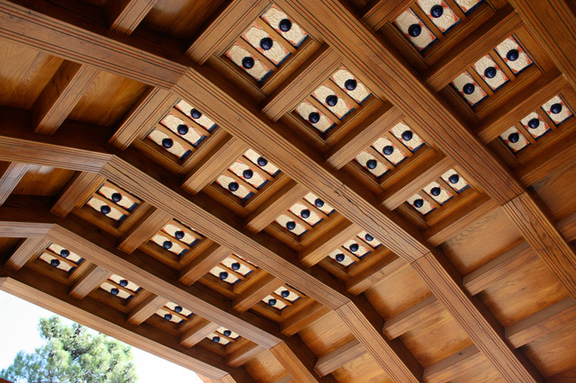 Architectural ceramics ceiling contemporary-deck