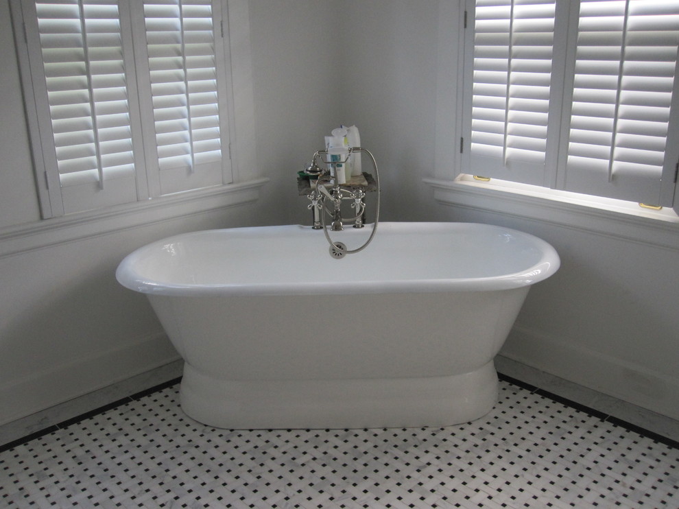 Master bath free standing tub - Traditional - Bathroom - New York - by