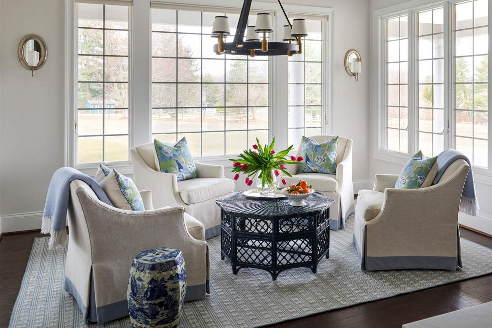 Sunroom - traditional sunroom idea in Philadelphia