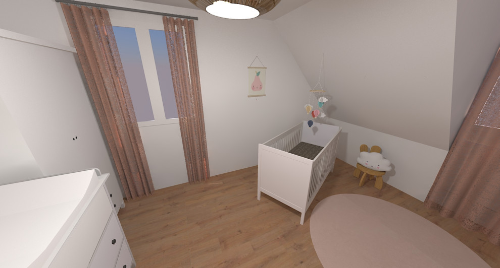 Стильный дизайн: комната для малыша в стиле ретро - последний тренд