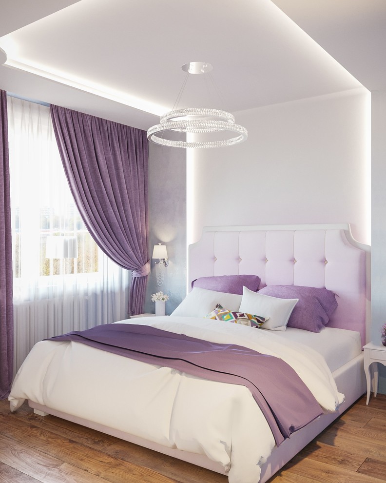 Визуализация спальни в современном стиле для kv-design