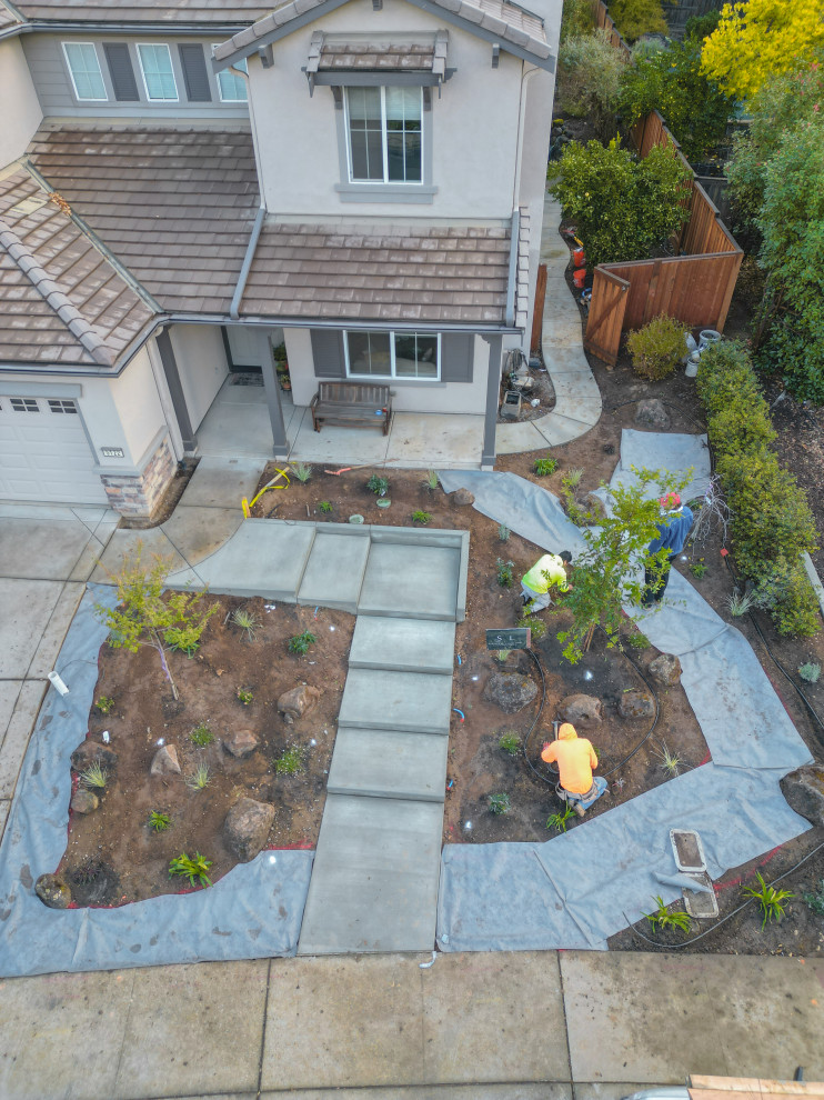 El Dorado Hills front yard remodel